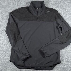 Adidas Supernova Running Pullover Shirt Jacket Mens Medium Retro Zip Pocket Golf
